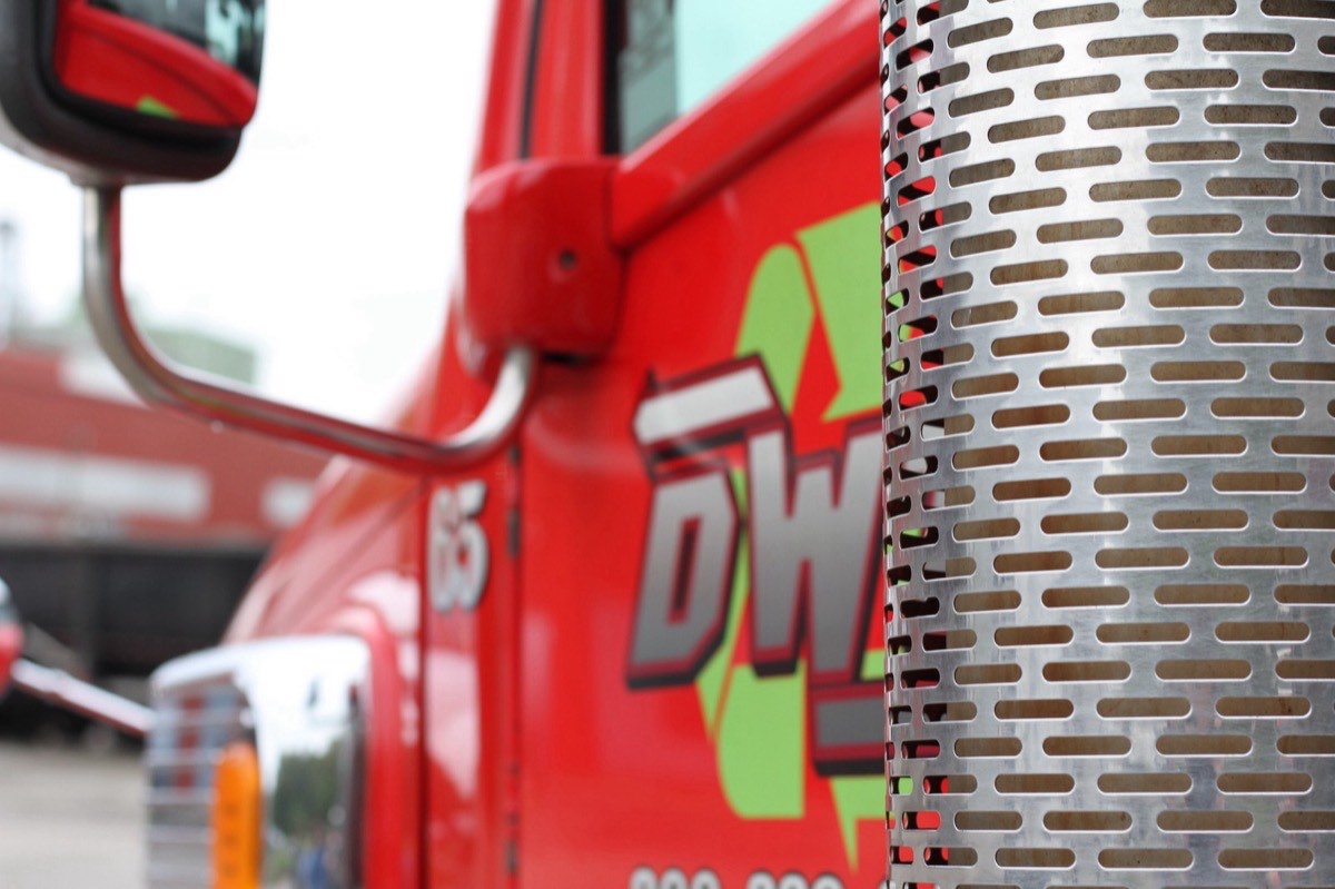 The DWT door and stack on unit 96