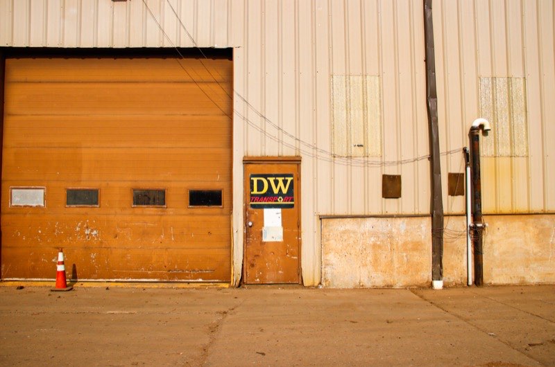 The DW door at the Route 32 yard
